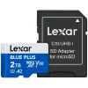 „Lexar BLUE PLUS“ atminties kortelė MicroSDXC 2 TB UHS‑I, 170 MB/s, U3 V30, atspari vandeniui