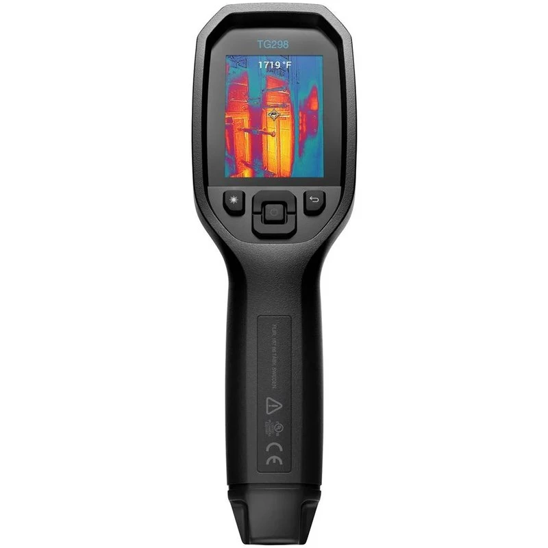 FLIR TG298 nešiojamasis termovizorius, 160x120, MSX Super Resolution 320x240, nuo -25 iki +1080 °C, lazeris, LCD ekranas, juodas