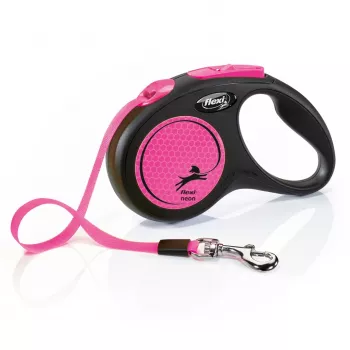 Flexi New Neon S 5 m šuns užtraukiamas pavadėlis
