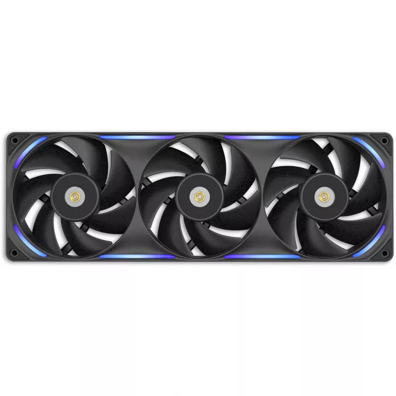 NZXT Performance F360X RGB korpuso aušinimo ventiliatorius, 360 mm, su vienu rėmu, juodas