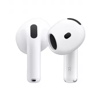 Apple AirPods 4 Belaidės ausinės į ausis – pokalbiams, muzikai, sportui ir kasdienai, baltos, Bluetooth
