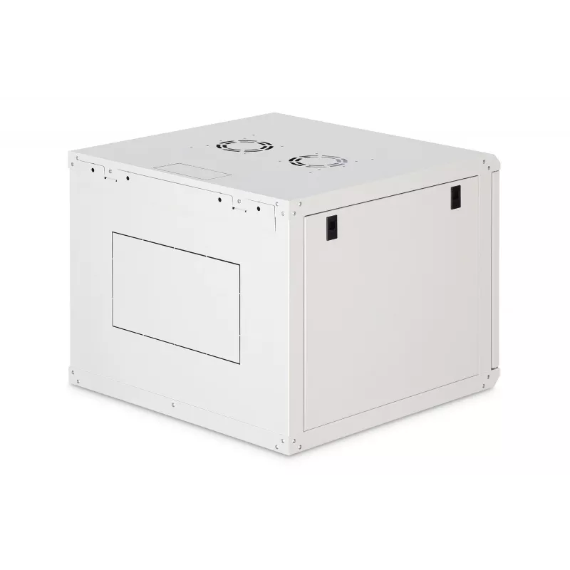 Ant sienos montuojamas 19 colių spintos korpusas DIGITUS Dynamic-N DN-37106 — 9U, 600×600 mm, IP20, su rakinamomis durelėmis