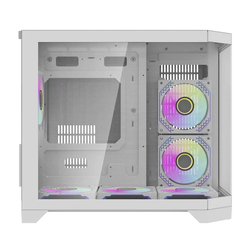Korpusas Darkflash FT418 su 6 aRGB ventiliatoriais (baltas)