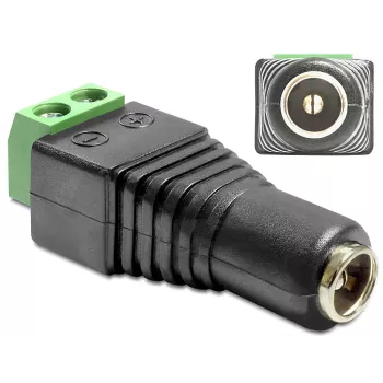 Adapteris nuolatinės srovės jungtis į gnybtų bloką DeLOCK 65421
