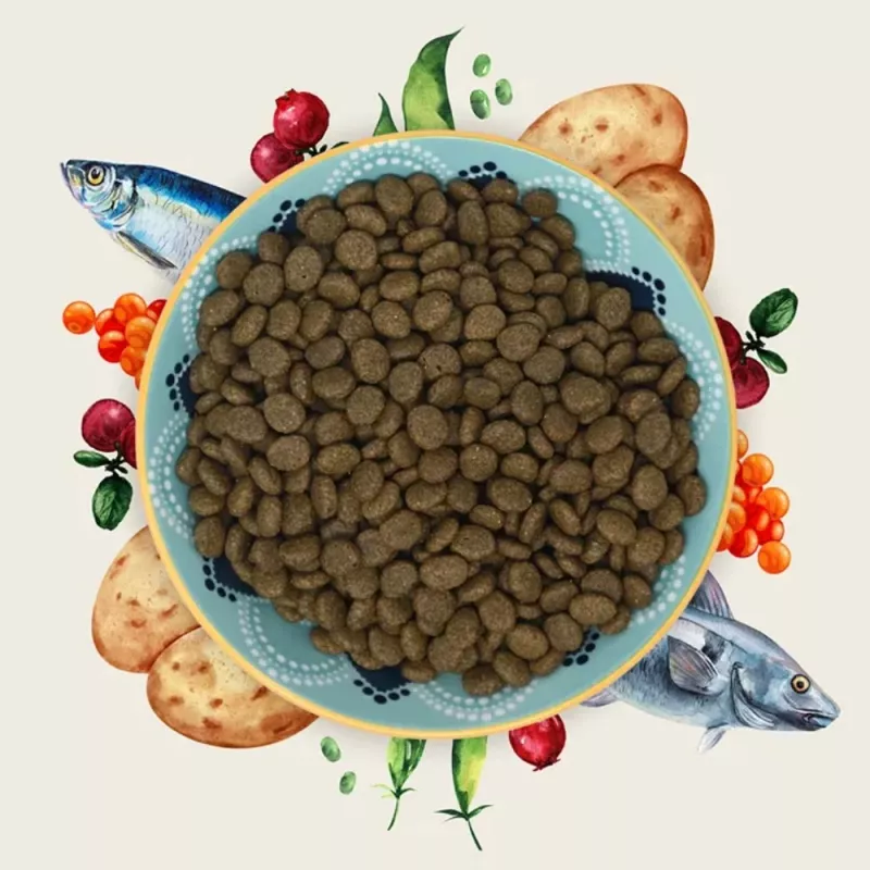 EDEN White Fish with Herring Caviar – sausas ėdalas katėms – 1,5 kg