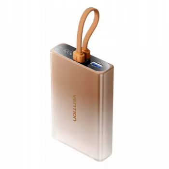 Nešiojamas įkroviklis Vention 10000 mAh su USB-C, Lightning ir USB-A, 22,5 W išėjimas, varis
