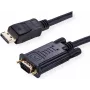 Value 11.99.5800 DisplayPort–VGA (D-Sub) kabelis 1 m, juodas (11.99.5800)
