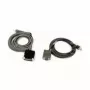 Datalogic CAB-433 RS-232 PWR laidas, DB-9 lizdas, tiesus, 1,8 m, pilkas