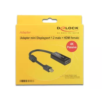 Vaizdo kabelio adapteris DeLOCK 62613 Mini DisplayPort į HDMI