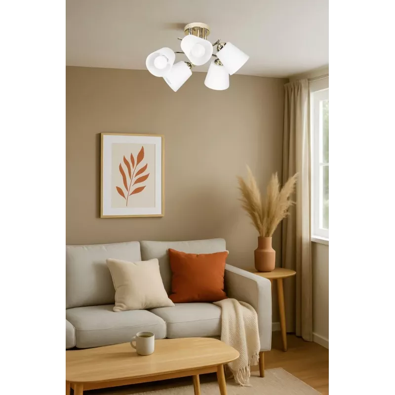 Pakabinamas šviestuvas Activejet AJE-EMILY 3P GOLD E27 3x40W