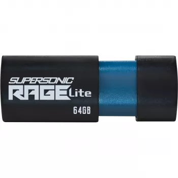 USB atmintukas PATRIOT Supersonic Rage Lite 64 GB USB Type-A 3.2 Gen 1, stumdomas, atsparus smūgiams