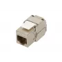 Extralink Keystone CAT6A STP RJ45 kampinis metalinis kištukinis lizdas, vieno prievado