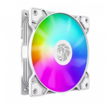 Gamemax FN12A-S5 Baltas korpuso ventiliatorius 120mm