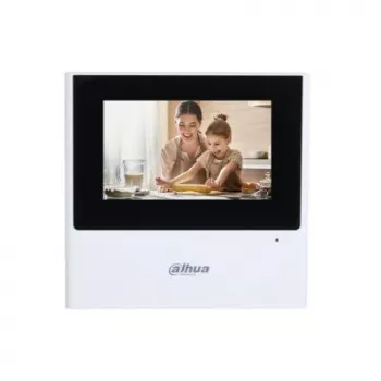 Vaizdo domofono sistema Dahua Technology VTH2611L-WP 10,9 cm (4,3 colio) juoda, balta