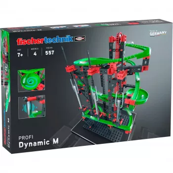 fischertechnik Dynamic M, fizikos rinkinys, 7 metai, plienas