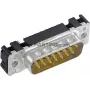Jungtis D-Sub 2 Harting 09 65 261 6712, 15 kontaktų, vyriška