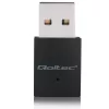 Belaidis Mini USB Wi-Fi adapteris QOLTEC 57007 – vienos juostos 2,4 GHz, iki 150 Mbps, vidinė antena