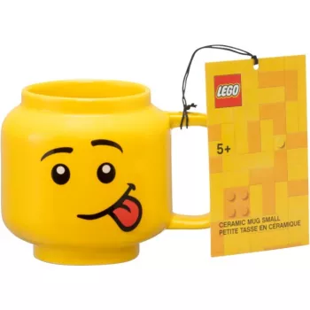 LEGO EYZ65827 Mažas keraminis puodelis su juokinga veideliu 255 ml