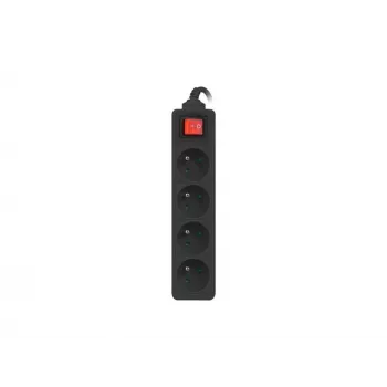 Lanberg PS1-04E-0150-BK Kištukinis lizdų blokas juodas