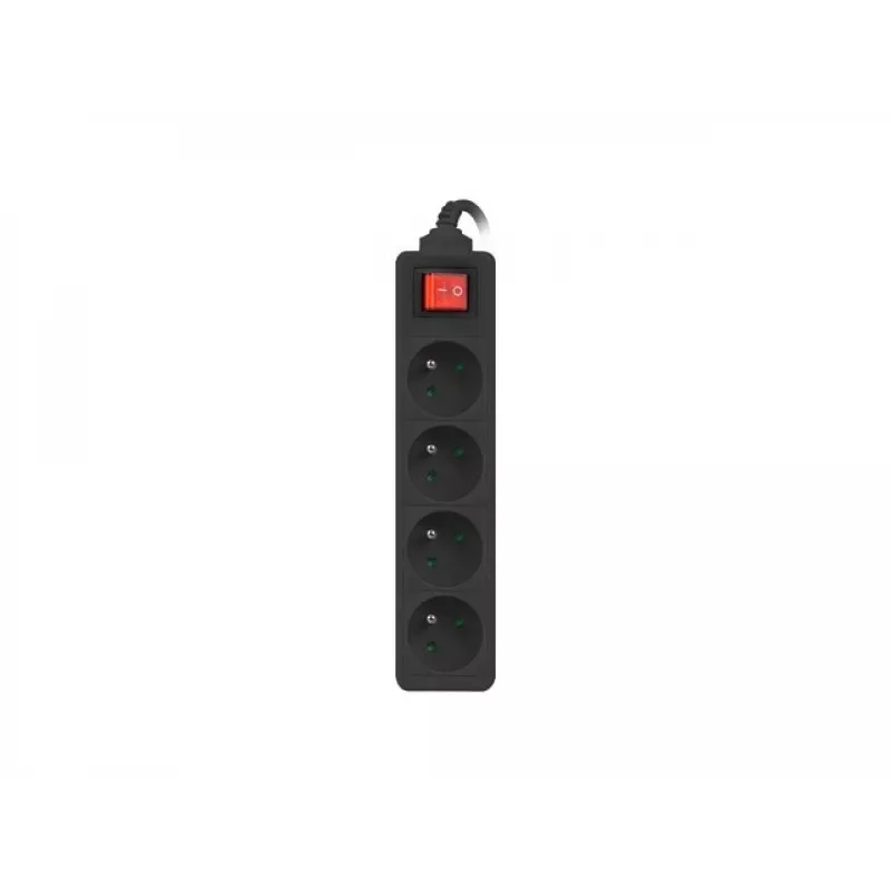 Lanberg PS1-04E-0150-BK Kištukinis lizdų blokas juodas