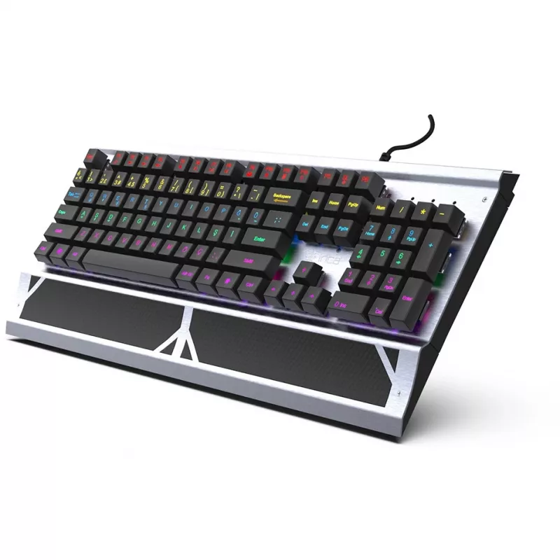Incase Gaming Keyboard IKG-444 Mechaninė, RGB, vokiškas išdėstymas, mažmeninė pakuotė