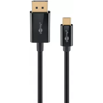 USB-C į DisplayPort laidas GOOBAY 75704, 1 m, iki 4K@60Hz