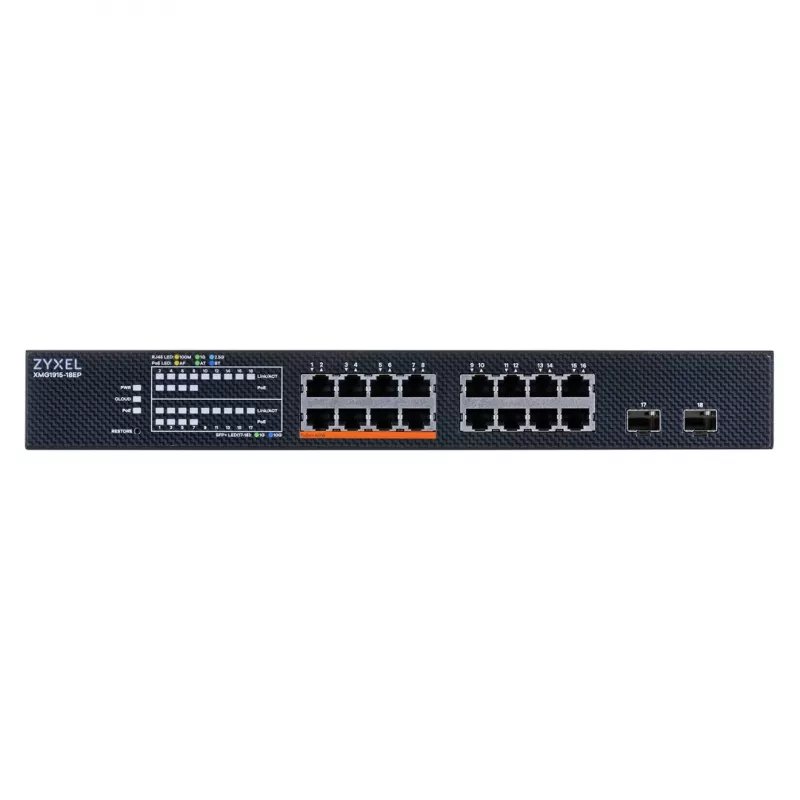 Zyxel XMG1915-18EP valdomas L2 2,5G Ethernet (100/1000/2500) Power over Ethernet (PoE) jungiklis