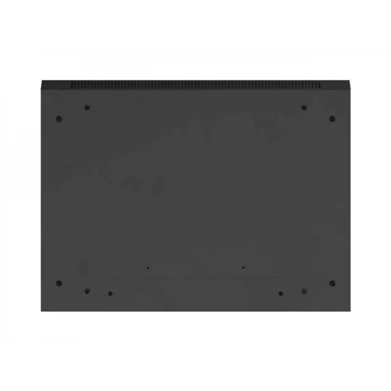 Sieninis 19 colių stelažo korpusas LANBERG 4U 600x450 mm juodas su metalinėmis durelėmis