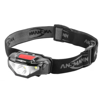 Ansmann HD70B - Galvos žibintuvėlis - Juodas - ABS plastikas - IP44 - LED - 1 šviesos šaltinis