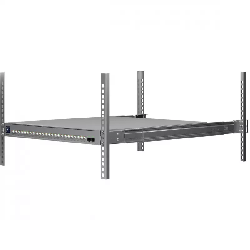 Tinklo jungiklis Ubiquiti UniFi ECS-24-POE – valdomas L2/L3, 24× 10G RJ-45, PoE, 1U, pilka