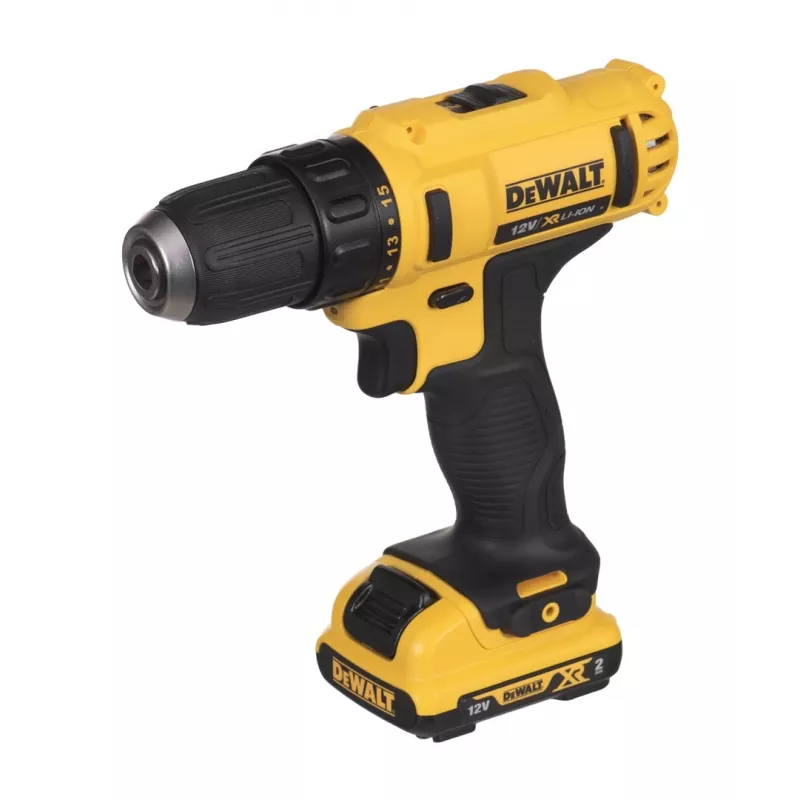DeWALT DCD 10.8V belaidis gręžtuvas-suktuvas su raktuojamu griebtuvu, Li-Ion, Euro kištukas