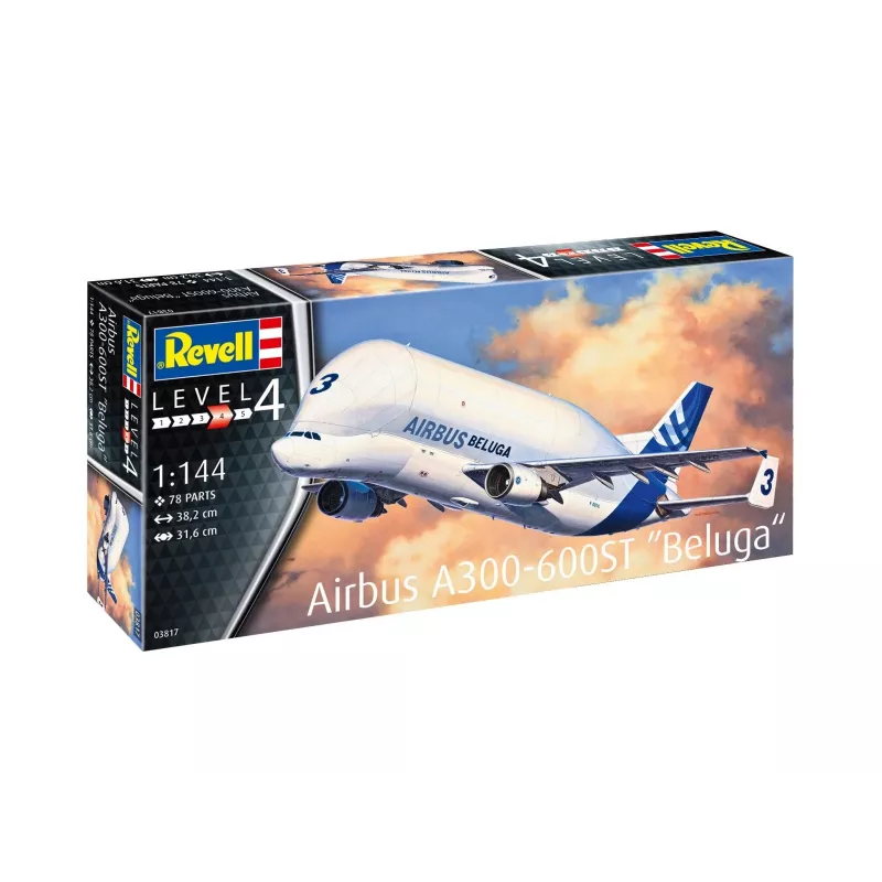 Revell 1:144 Airbus A300-600ST Beluga plastikinis modelio rinkinys