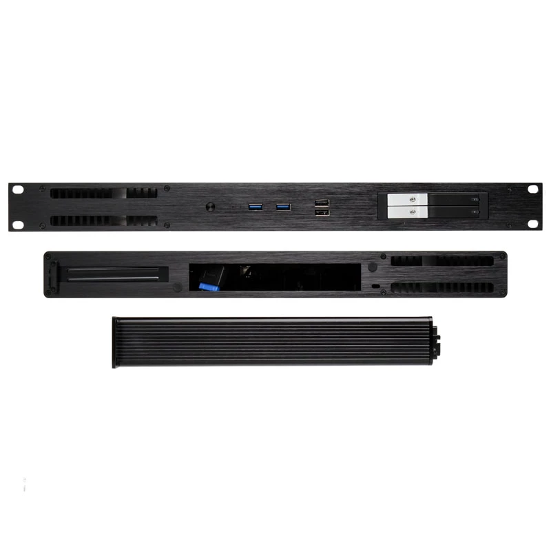 Serverinis korpusas Akasa Galileo TU1 Rack juodas