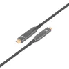 USB-C vaizdo kabelis TB AKTBXIACCOP500B hibridinis 4K, 5 m ilgis