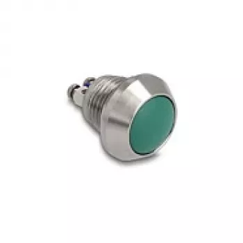Mygtukas DELOCK 22034 12 mm, 2× gnybtas, žalias
