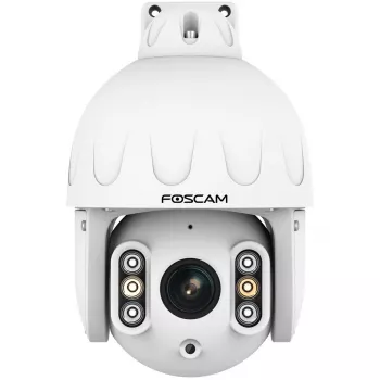 Foscam SD8EP PoE stebėjimo kamera balta 8MP (3840x2160), maitinimas per Ethernet, pasukimo ir pakreipimo funkcija, 4x optinis priartinimas