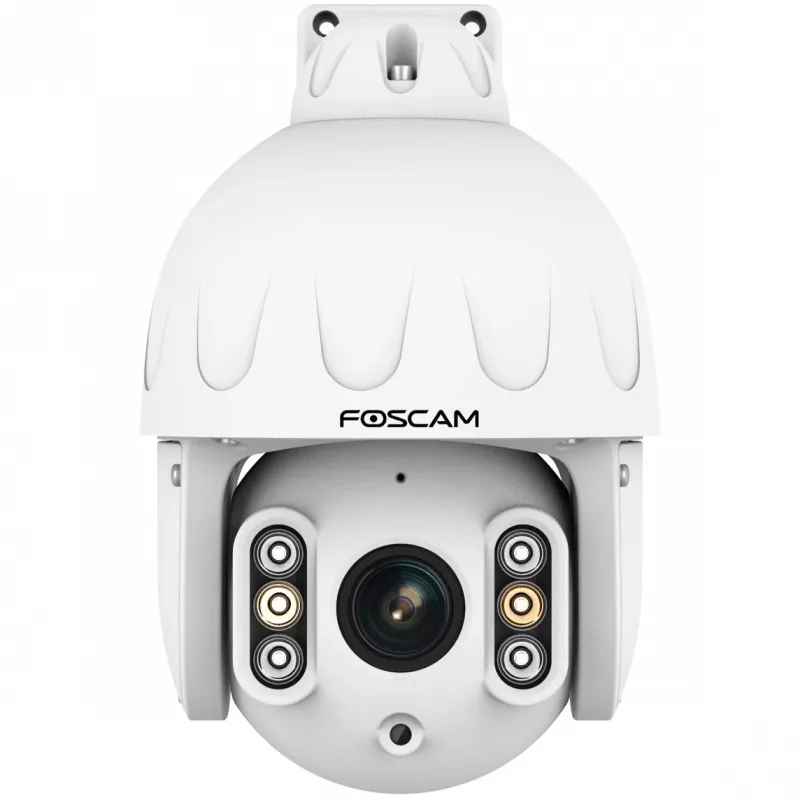 Foscam SD8EP PoE stebėjimo kamera balta 8MP (3840x2160), maitinimas per Ethernet, pasukimo ir pakreipimo funkcija, 4x optinis priartinimas