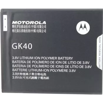 Motorola GK40 baterija (Moto E3, G4 Play, Moto G5) – ličio jonų polimeras, 2800 mAh (SNN5976A)