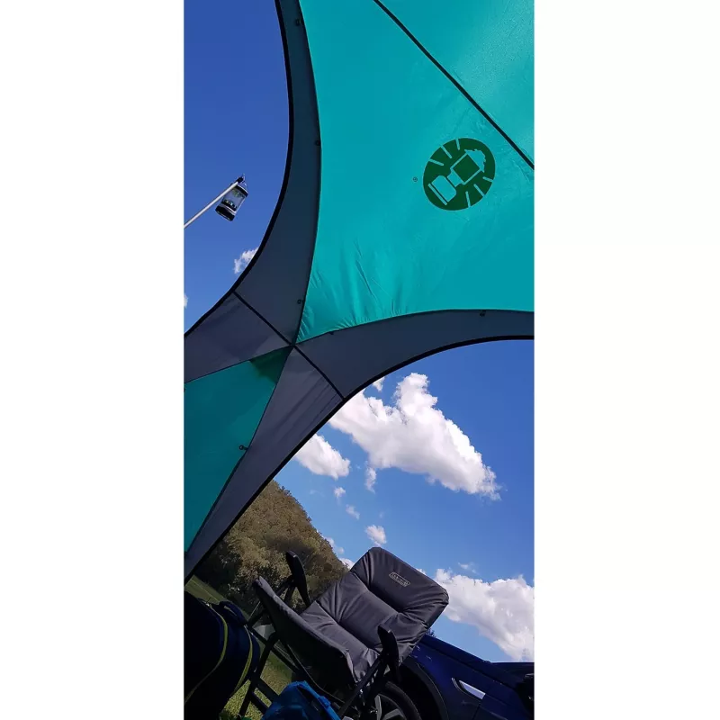 Event Dome Shelter L, 3,65 x 3,65 m, paviljonas Šviesiai mėlyna/Pilka