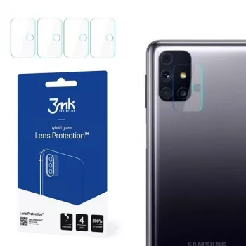 Apsauginis fotoaparato lęšio stikliukas 3MK, skirtas Samsung Galaxy M31s — 1 vnt.