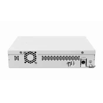 Valdomas L3 tinklo komutatorius MikroTik CRS310-1G-5S-4S+IN — 1U, 1x Gigabit, 5x SFP, 4x SFP+, 10G, DC/PoE 18–57V, 20W maks