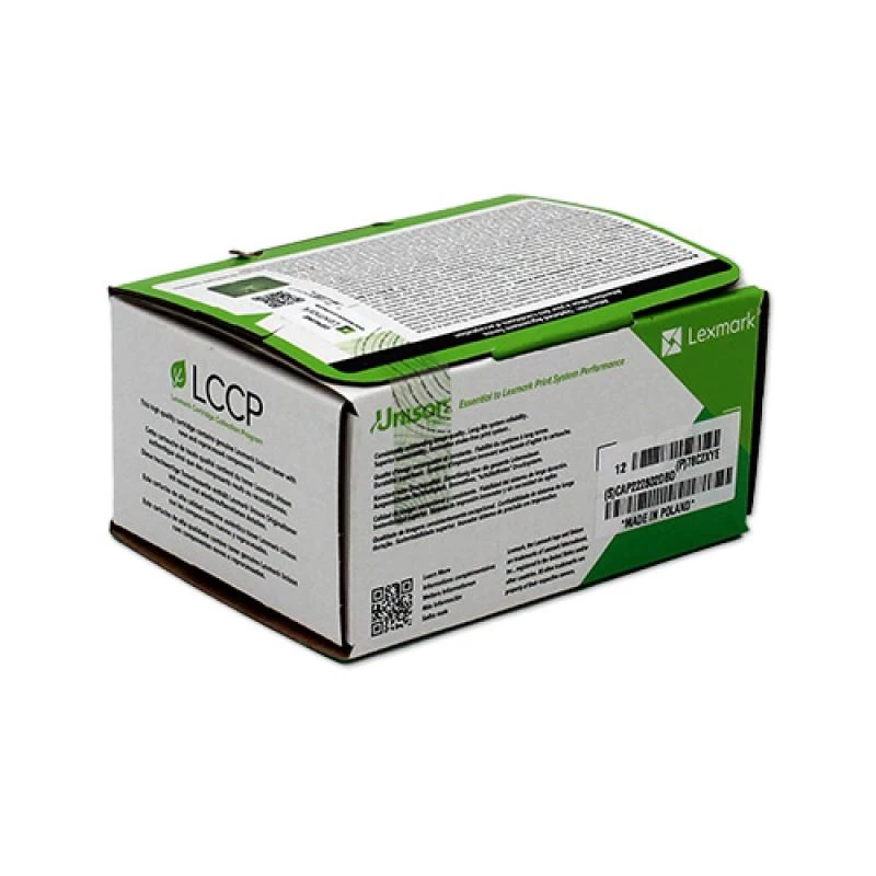 Lexmark 78C2XYE tonero kasetė, 1 vnt., originali, geltona