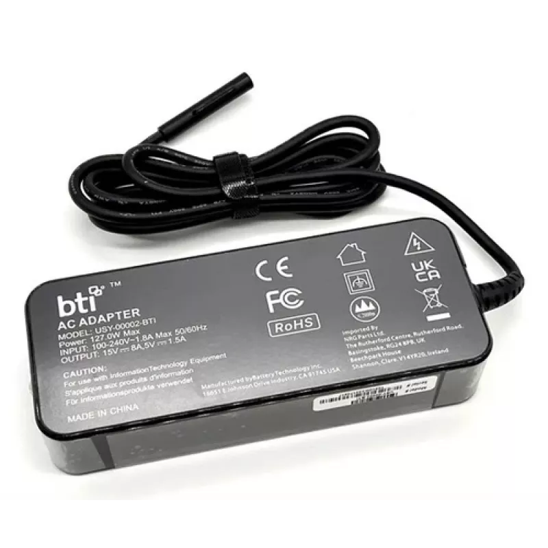 Bti 127W 15V 8A AC adapteris su Surface jungtimi – ES versija