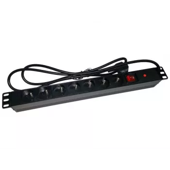 Alantec PZ071U ilgintuvas 1,8 m 7 AC lizdai Vidiniam naudojimui Juoda