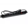 Alantec PZ071U ilgintuvas 1,8 m 7 AC lizdai Vidiniam naudojimui Juoda