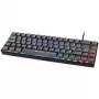 GAMIAC TKL69G SF žaidimų klaviatūra, Kailh Red – juoda/pilka