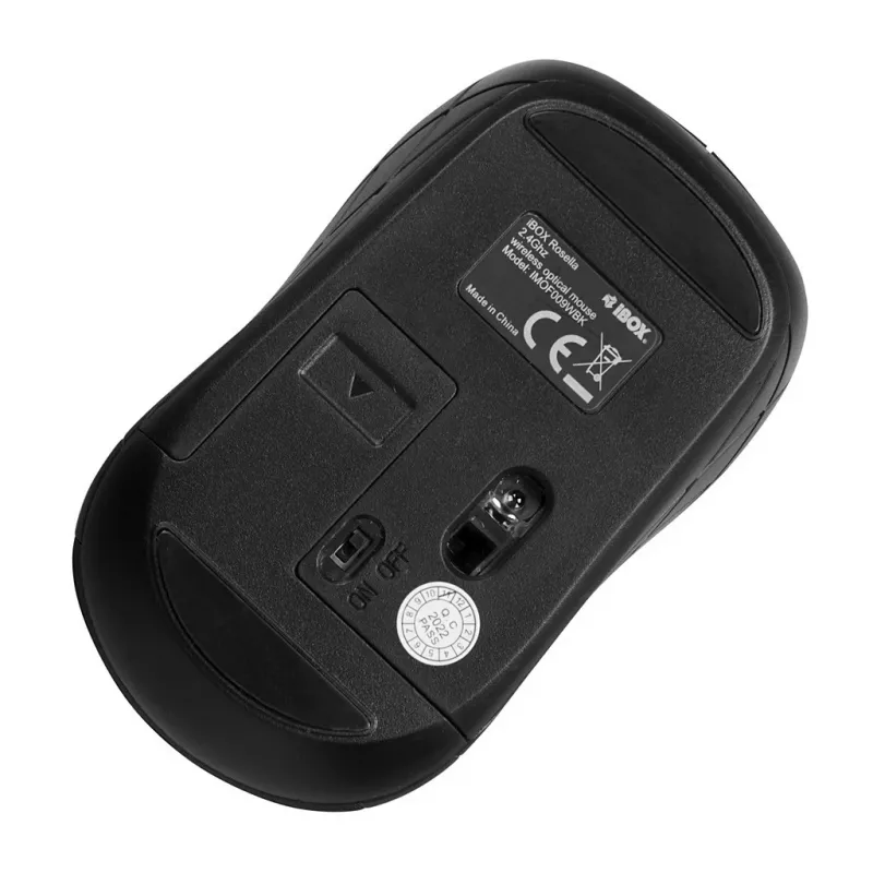 iBOX Rosella i009W IMOF009WBL belaidė optinė pelė, 3 mygtukai, 800–1600 DPI, mėlyna