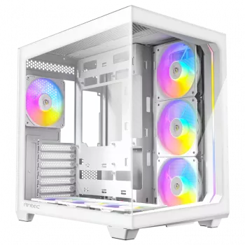 Antec C5 Midi Tower baltas - ATX/ITX/micro ATX korpusas su stiklu ir 3x 120 mm ventiliatoriais