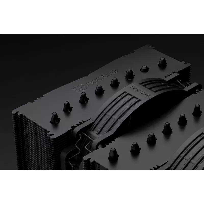 Noctua NF-A14x25r G2 PWM chromax.black 140mm ventiliatorius