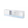 Cama TV spintelė QIU 200 MDF baltas blizgus/baltas blizgus